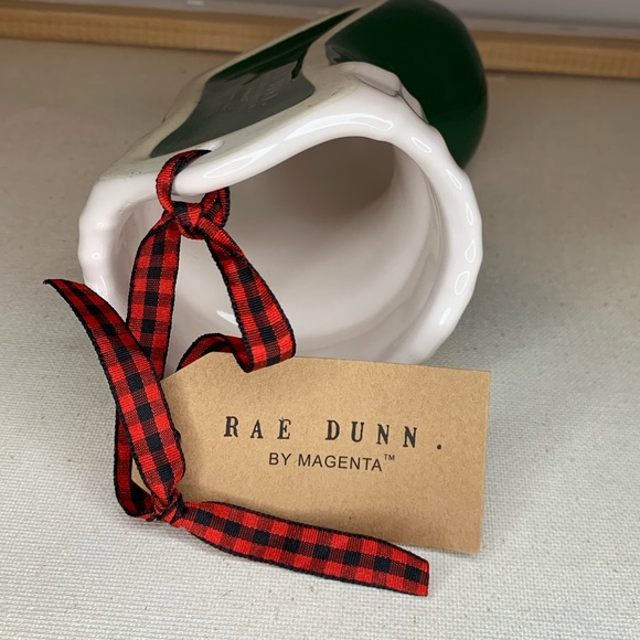 Rae Dunn Artisan Collection Ceramic Green Joy Christmas Stocking - Picture 3 of 8